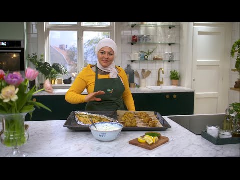 , title : 'Kökets middag: Ugnsbakad lax med skruvad potatis och myntatzatziki - Köket'