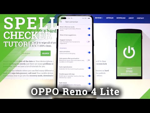 How to Allow Spell Checker in OPPO Reno 4 Lite – Text Auto-Correction