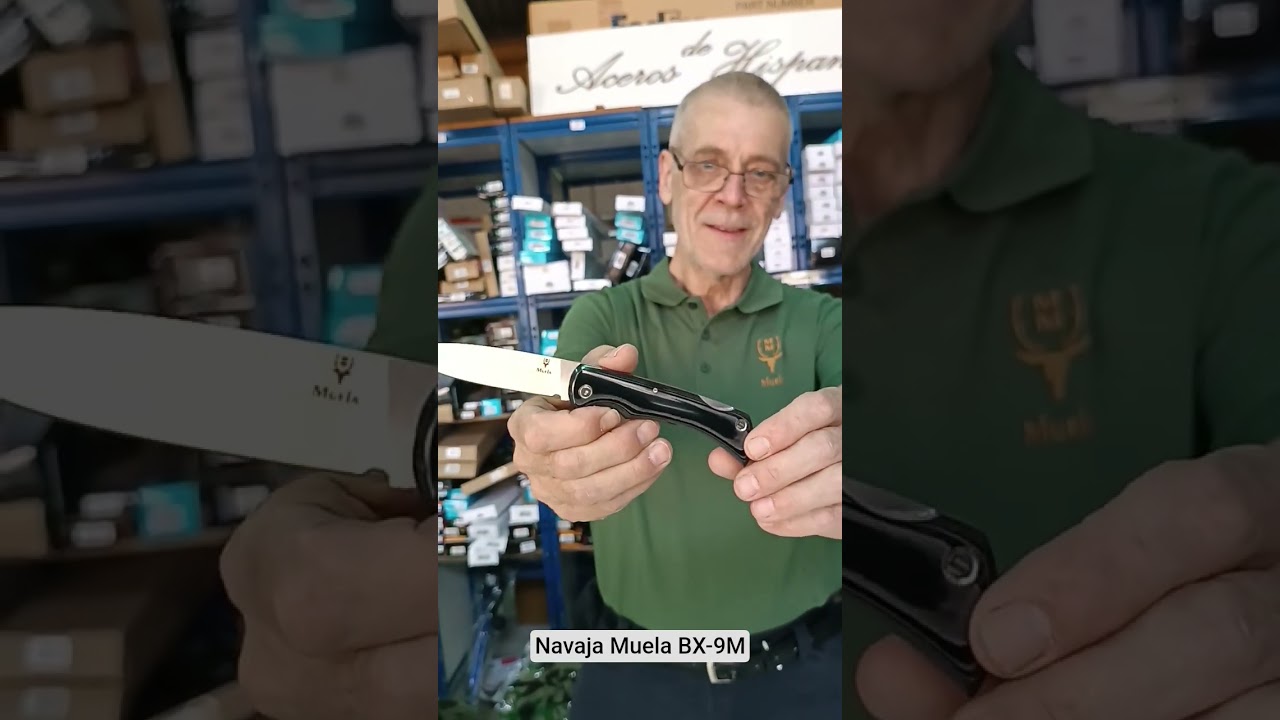 Muela BX-9 Micarta Schwarzes Messer