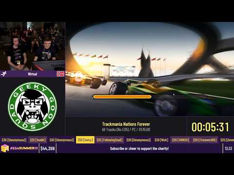 Trackmania Nations Forever [All Tracks (No E05)] by Wirtual - #ESASummer19