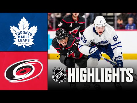 Maple Leafs vs. Hurricanes | NHL Highlights | December 04, 2025