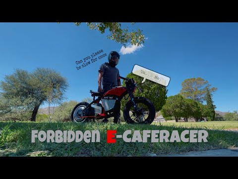 Walkthrough of a 100mph  Electric CAFE RACER