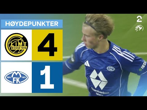 Bodø/Glimt 4 - 1 Molde - Høydepunkter