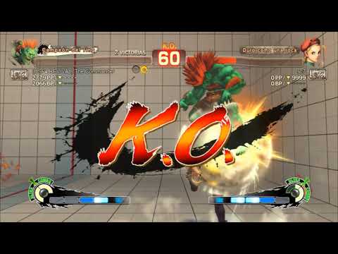 USF4 - El Comandante (Blanka) Vs Sc7 (Cammy) FT3