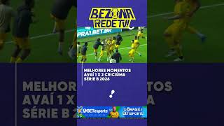 Melhores momentos:  Avaí 1 x 2 Criciúma - Série B 2026