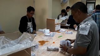 Melihat Pelipatan Surat Suara Pemilu 2019 di KPU Jakarta Utara