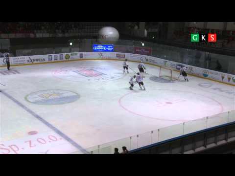 Skrót meczu GKS Tychy - 1928 KTH Krynica 5:4 (0:1, 2:1, 3:2) (19. kolejka PHL)