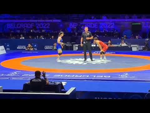 Nonoka Ozaki (Japan) - Aisuluu Tynybekova (Kgz). Semifinale 62 kg World championship live