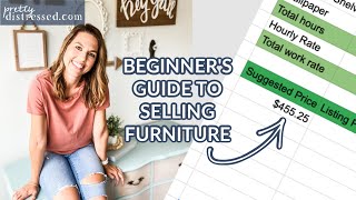 How to Sell & Price Painted Furniture for Beginners | How To Make Money Flipping Furniture Episode 1