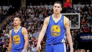 klay thompson - hollis thompson - serge ibaka - russell westbrook - kevin durant - george hill