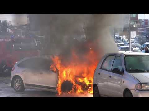 Ild i bil i Svendborg