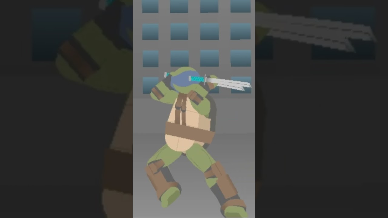 Working on a ninja turtle series #animation #sticknodes #shortsviral #tmnt
