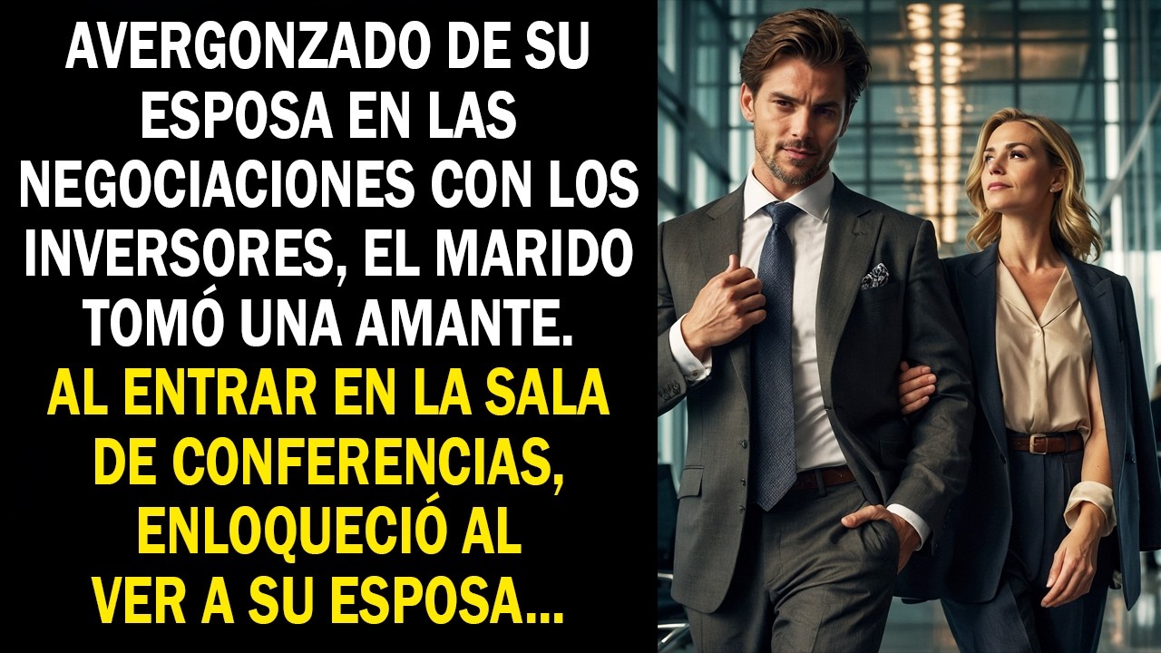 Avergonzado de su esposa en las negociaciones con los inversores, el marido tomó una amante...