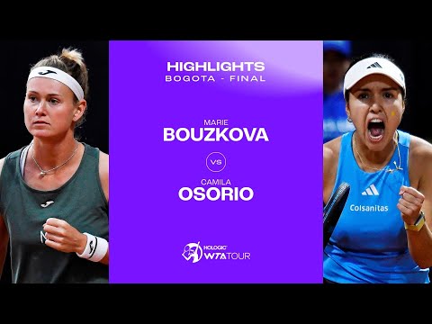 Теннис Marie Bouzkova vs. Camila Osorio | 2024 Bogota Final | WTA Match Highlights