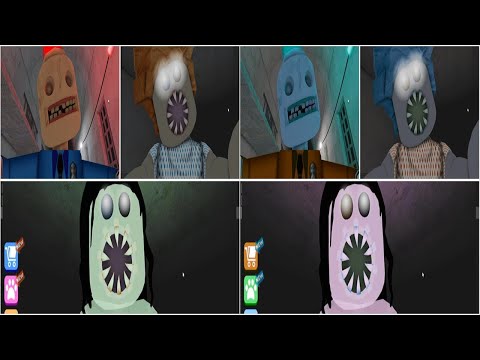 Escape Siren Cop's Prison! VS Siren Cop's Prison! Invert (SCARY OBBY) ALL JUMPSCARES