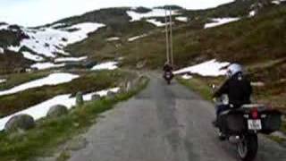 preview picture of video 'motorcycle Hardangervidda'