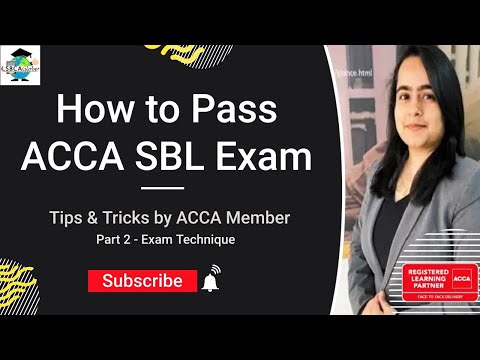 How to Pass ACCA-SBL Exam Part-2 (Exam Technique) | tips by ACCA Member | ACCA with LSBCA