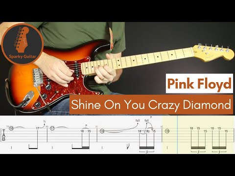 Shine on You Crazy Diamond (Parts 1 - Pink Floyd (Guitar Cover #98 with Tabs)