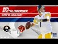 Ben Roethlisberger's 17-Pt Comeback Win vs. Cincy! | Steelers vs. Bengals | Wk 13 Player Highlights