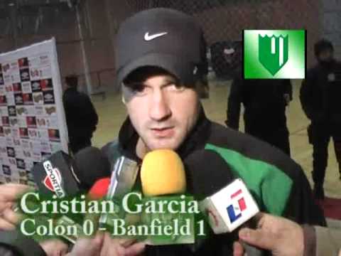 Cristian García: Colón 0 - Banfield 1 Apertura 2010 13/08/10