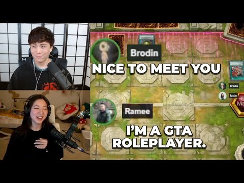 Fuslie FORGETS To Mute & Introduce Brodin to Ramee