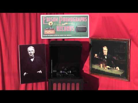 Edison blue amberol cylinder 1554 - Darkies Dream & Darkies Awakening (banjo) by Fred Van Epps