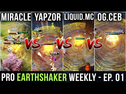 PRO Earthshaker Moments Weekly - Ep. 01 (ft. Miracle, Yapz0r, MC, CEB, s4)