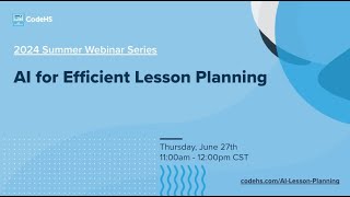 AI for Efficient Lesson Planning thumbnail