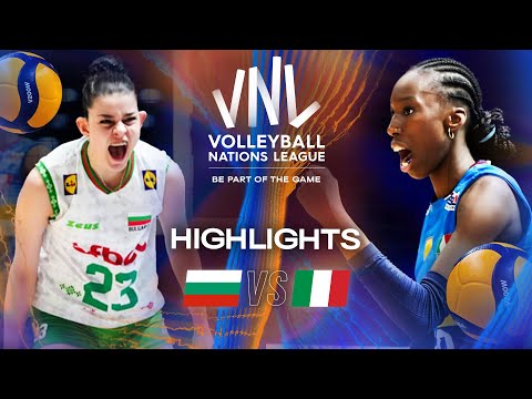 Bulgaria 🇧🇬 vs. Italy 🇮🇹 - Highlights | Week 2 | Women's VNL 2025