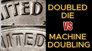REAL Doubled Die Coins Worth Money VS Machine Doubling Worth NOTHING