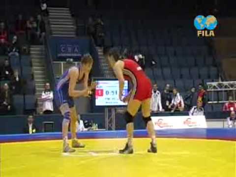 EM 2009 Frauen SELMAIER, Maria GER KURBANGAJIYEVA, Zumrud AZE