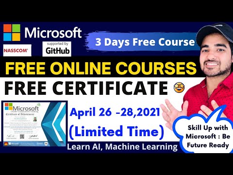 Microsoft Announce Free Certification Online Course For APRIL ...
