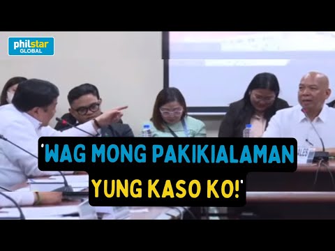 Senator Jinggoy Estrada at dating PDEA agent Morales nagkainitan sa isang Senate hearing