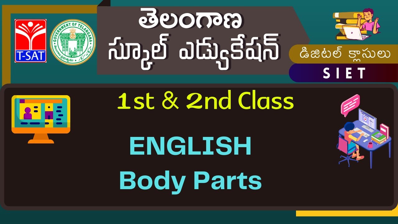 I & II Class || ENGLISH : Body Parts