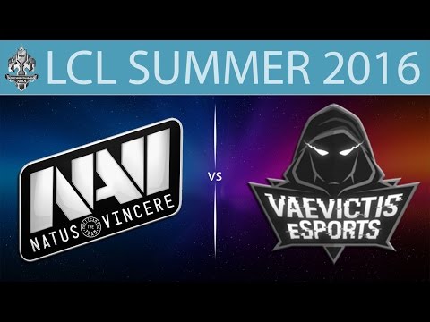 [LoL VODs] NV vs VS | LCL Summer 2016 (25.06.2016) - Natus Vincere.CIS vs Vaevictis eSports