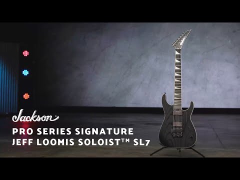 Jackson Pro Series Jeff Loomis Signature Soloist SL7 7-String Guitar - Black image 9