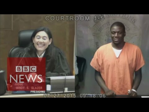 Judge Mindy Glazer recognises another defendant - BBC News