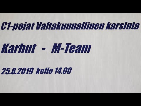 C1 SM-karsinta Karhut   -   M-Team