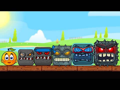 RED BALL 4: Cover Orange Ball Complete ALL LEVELS (1-75) Time Attack 5 Minutes Speed Gameplay