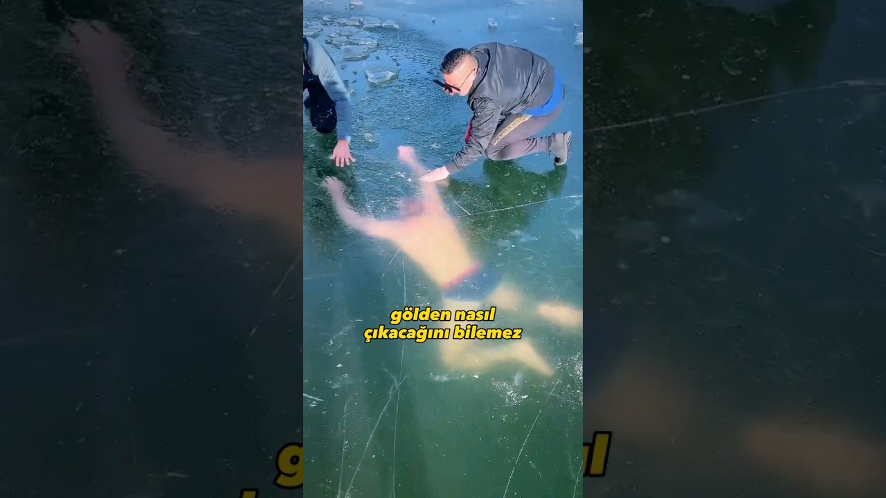 Bir Video Uğruna Az Kalsın Boğuluyordu... 👀🏊 #yüzme #shorts