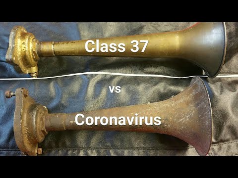 Train horns vs Coronavirus! Class 37 salutes the NHS and keyworkers to beat Covid 19