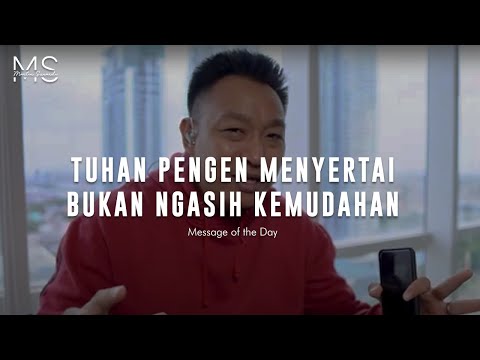Tuhan pengen menyertai bukan ngasih kemudahan