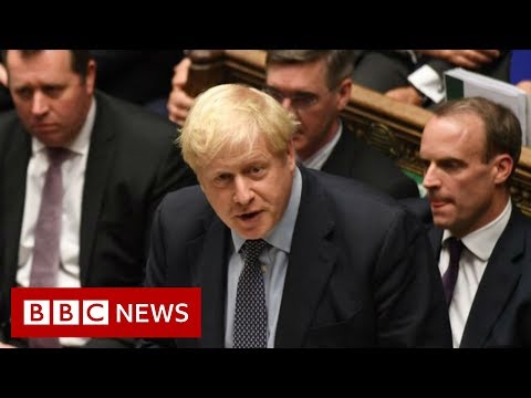 Brexit: PM sends EU unsigned request seeking Brexit delay - BBC News Video