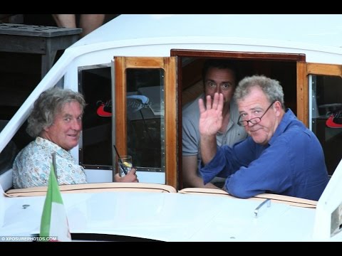 Clarkson, Hammond and May drinking after filming Grand Tour