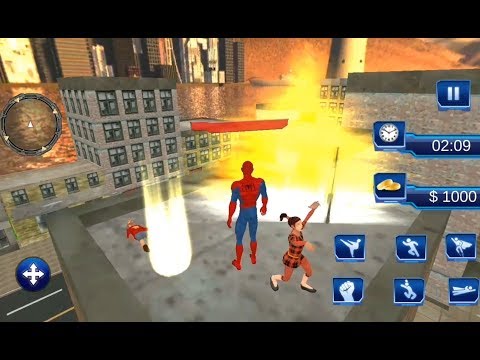 Spider Hero Super Spider Rescue Missions - Android GamePlay