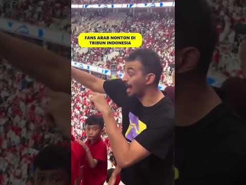 Fans Arab Nekat  Ke Tribun Indonesia, Apa Yang Terjadi #timnas #timnasindonesia  #paes #jayidzes