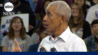 Obama Goes After Trump For Hawking Merchandise, Selling Bibles Made In China