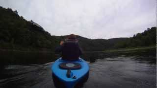 preview picture of video 'Upper Delaware River  Kayaking  training lesson Slo-mo'
