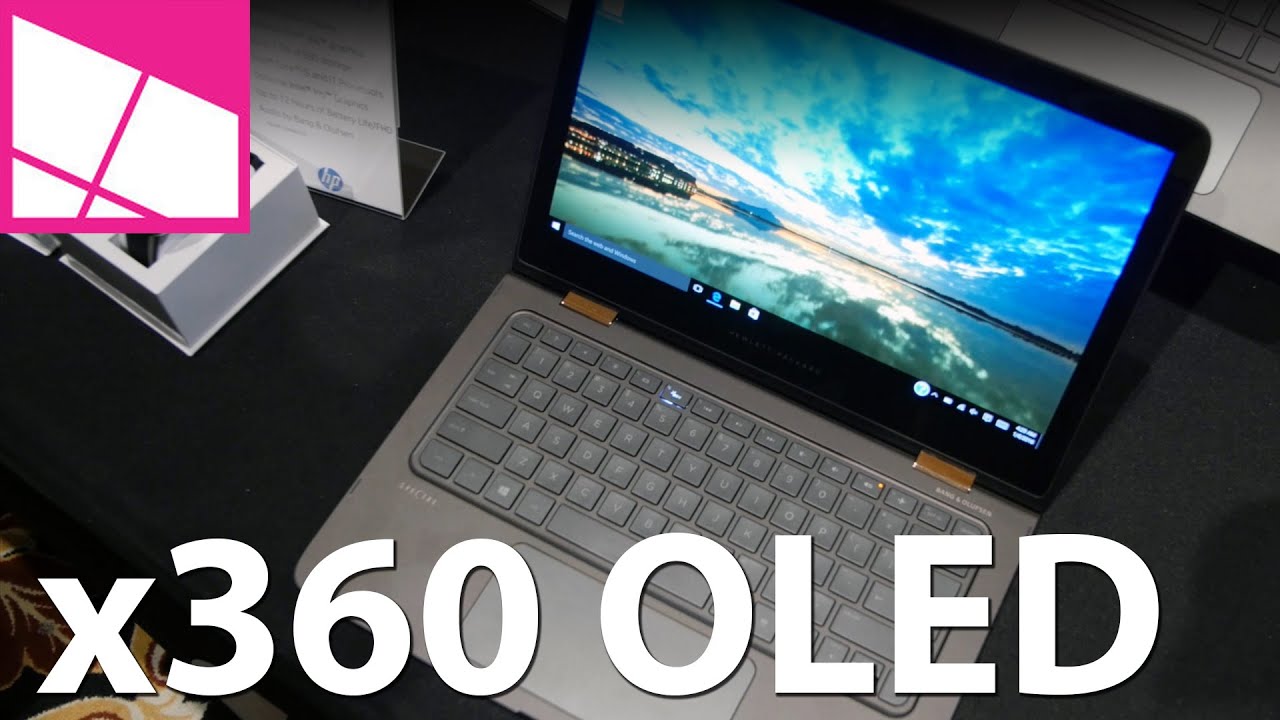HP Spectre x360 (13.3-inch, OLED) hands-on from CES 2016 - YouTube