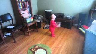 Audrey dances to LCD Soundsystem's One Touch